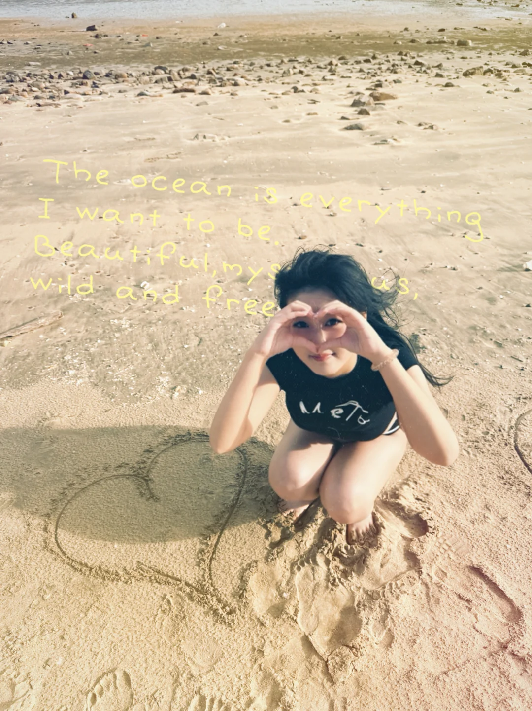 在防城港的海边出片