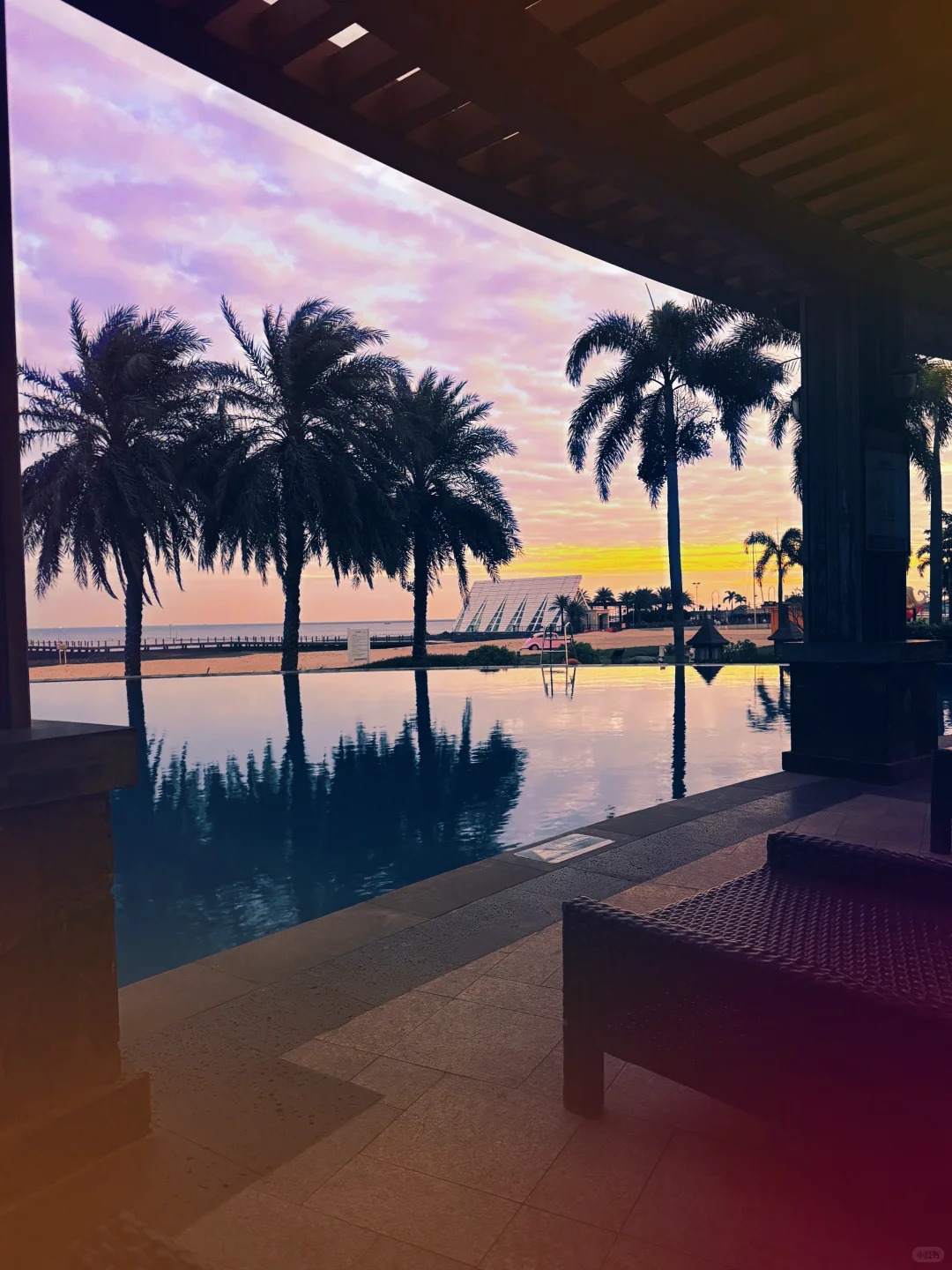 在防城港的海边出片