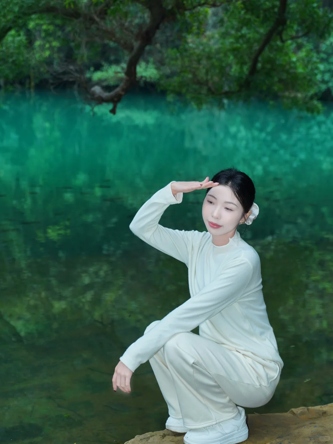 龙潭公园不用排队机位❗️｜柳州朋友圈文案