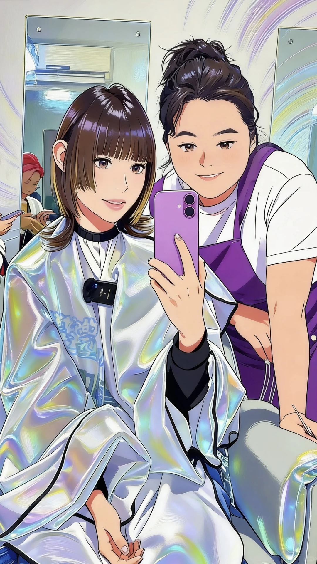 95后在广州回南宁开了一家198的染发店