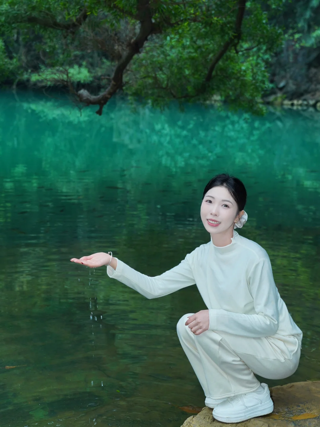 龙潭公园不用排队机位❗️｜柳州朋友圈文案