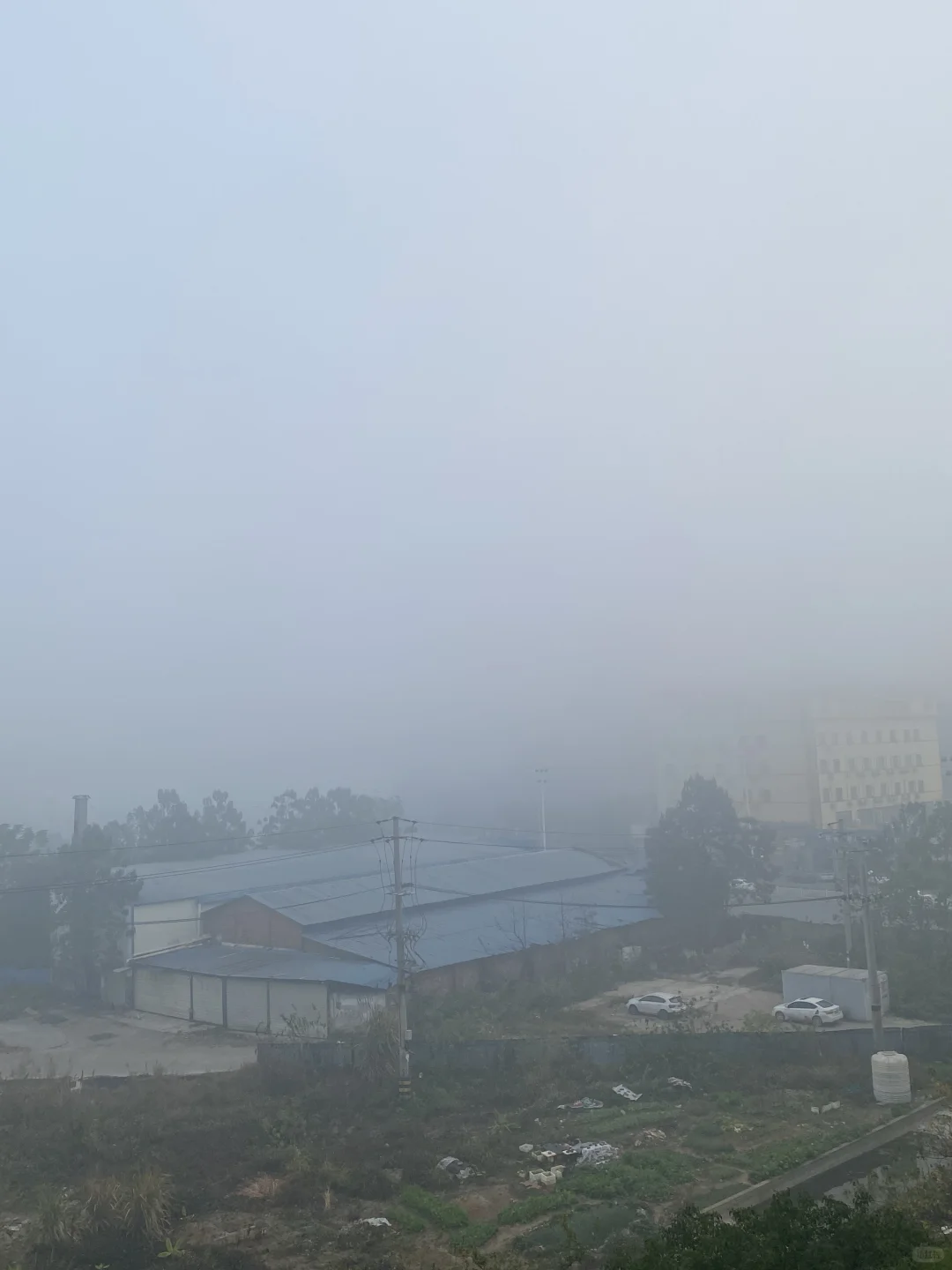 今日是雾蒙蒙的柳州