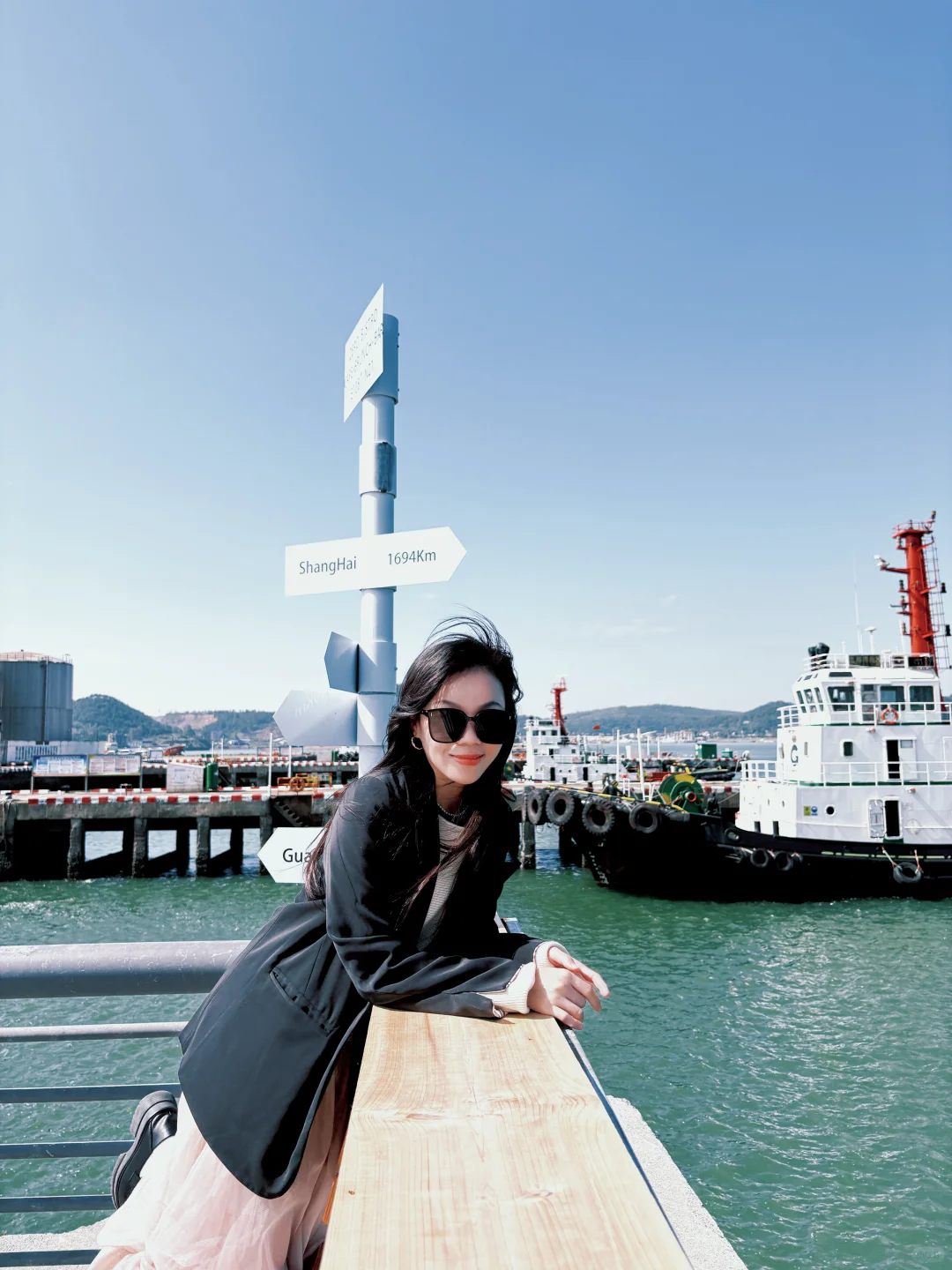 chill，这居然在防城港！！🚢