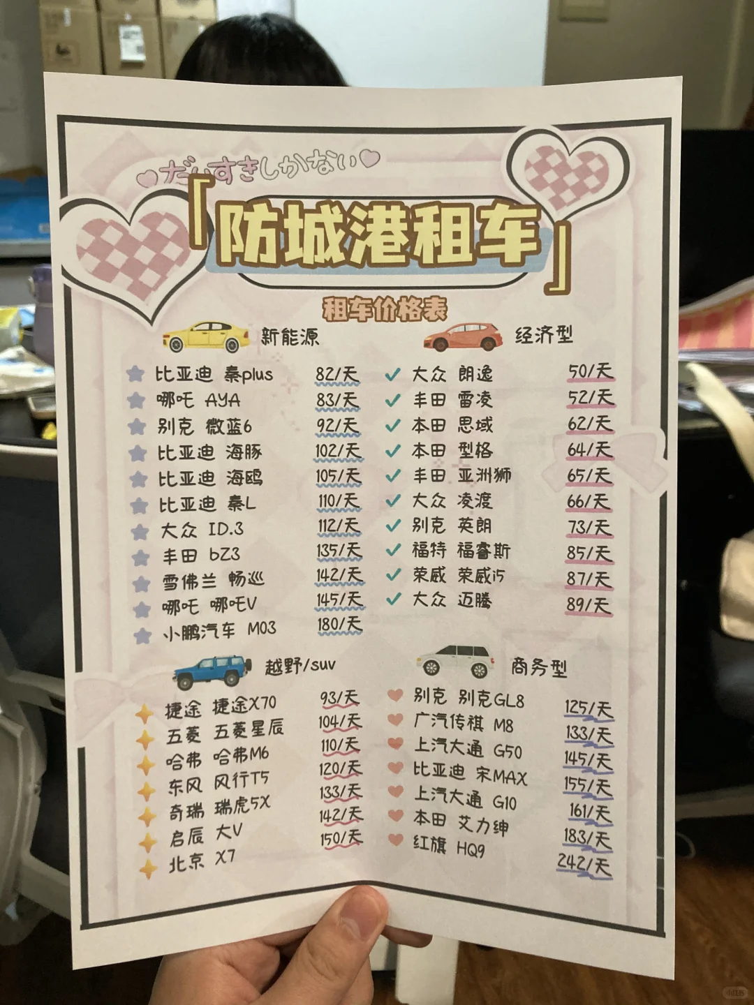 春节防城港免押金租车价格💰人均50租车攻略