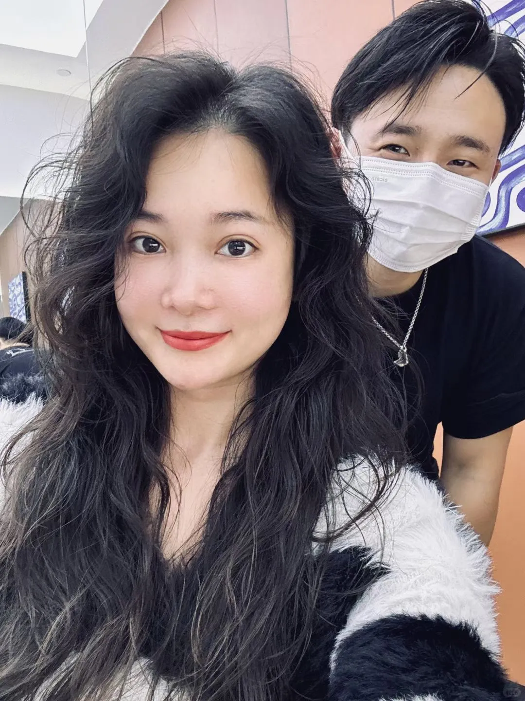 在南宁帮十几年的好朋友烫个卷卷的毛