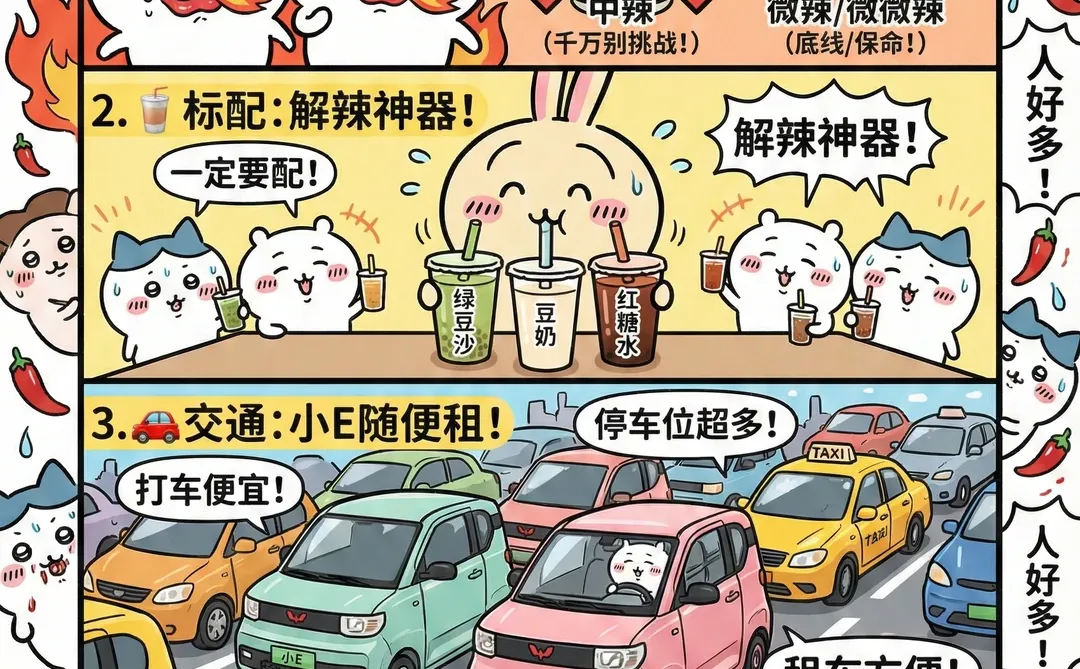 Chiikawa柳州旅游指南（附螺蛳粉口味）