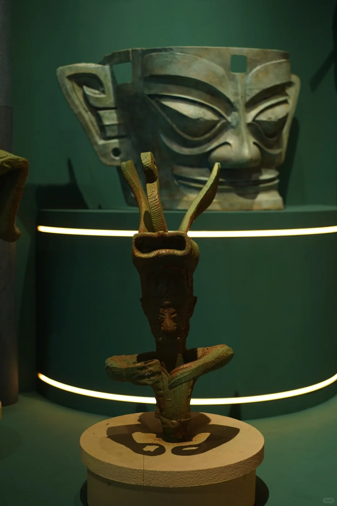 三星堆又来南宁了，这次我站小金面具