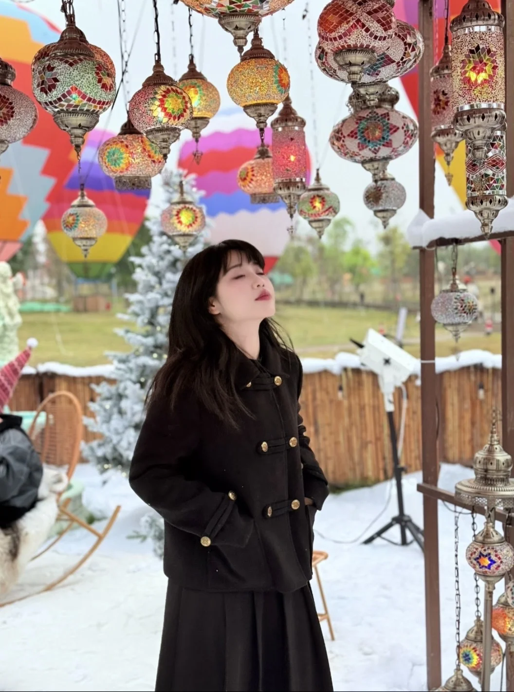 在柳州的一组预制圣诞照片