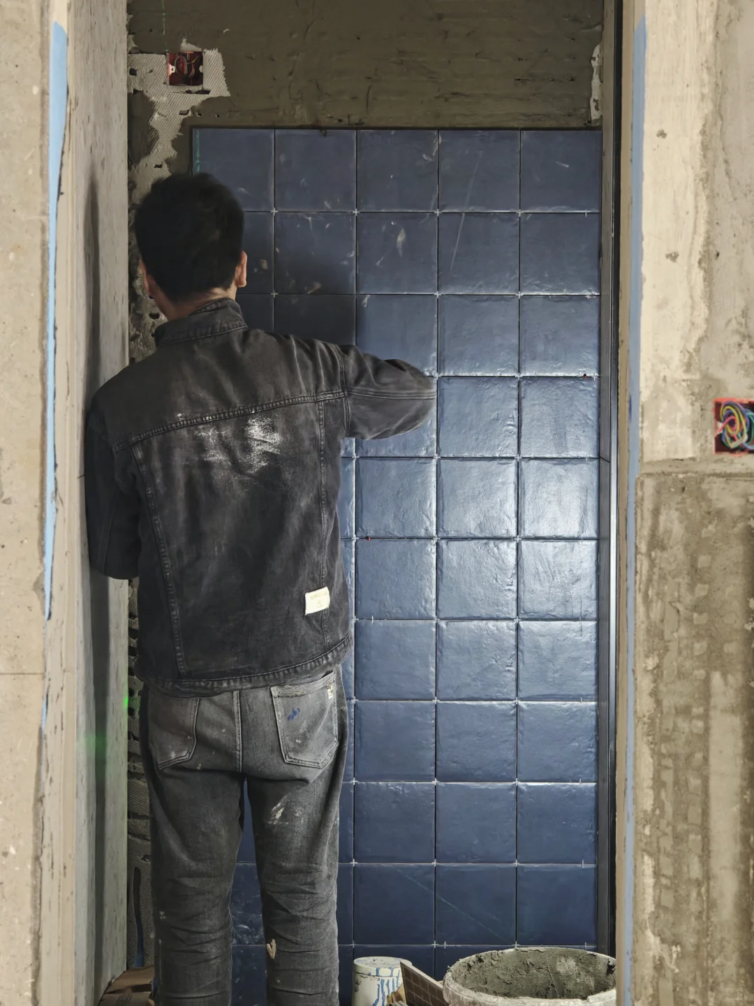 美爆了！柳州滨江郡府｜手工小方砖工地实拍