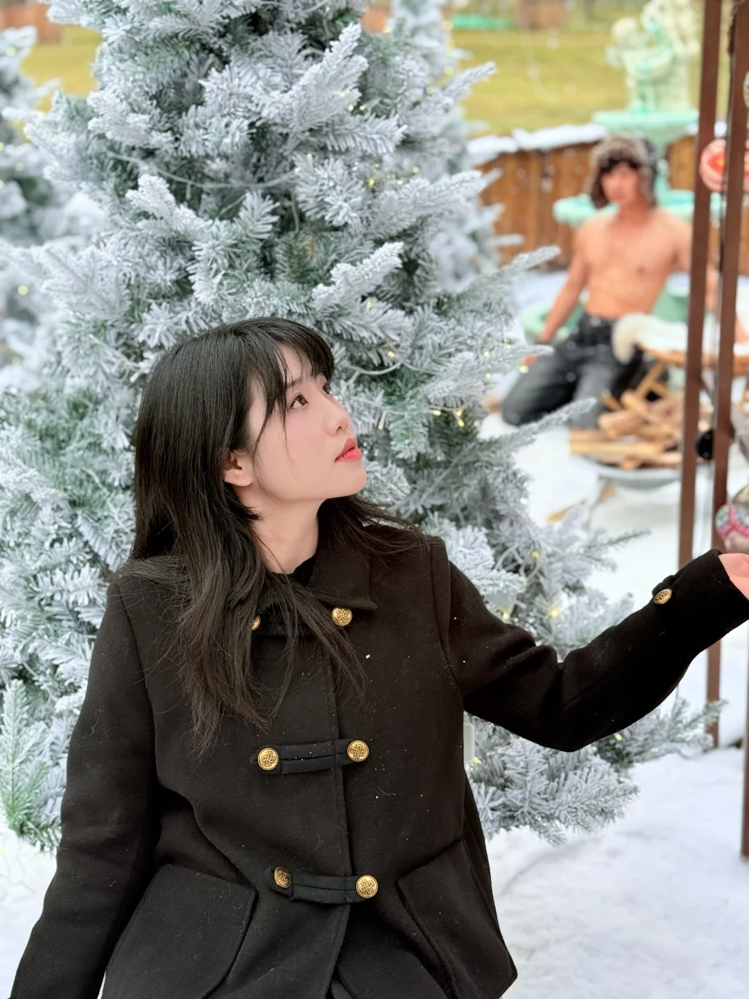 在柳州的一组预制圣诞照片