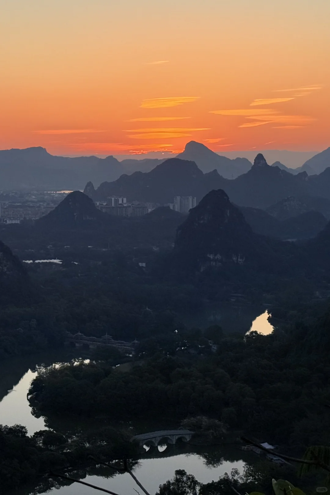 柳州市区爬山看日出就来这