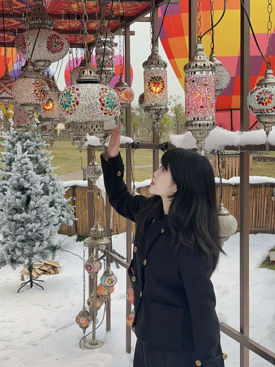 在柳州的一组预制圣诞照片