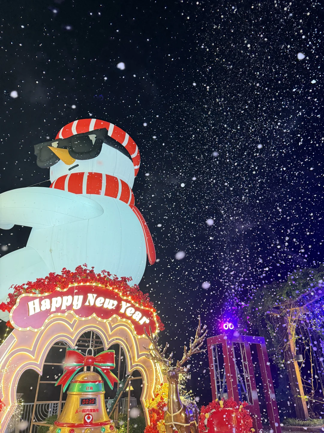 南宁！新的！飘雪小镇！！！❄️