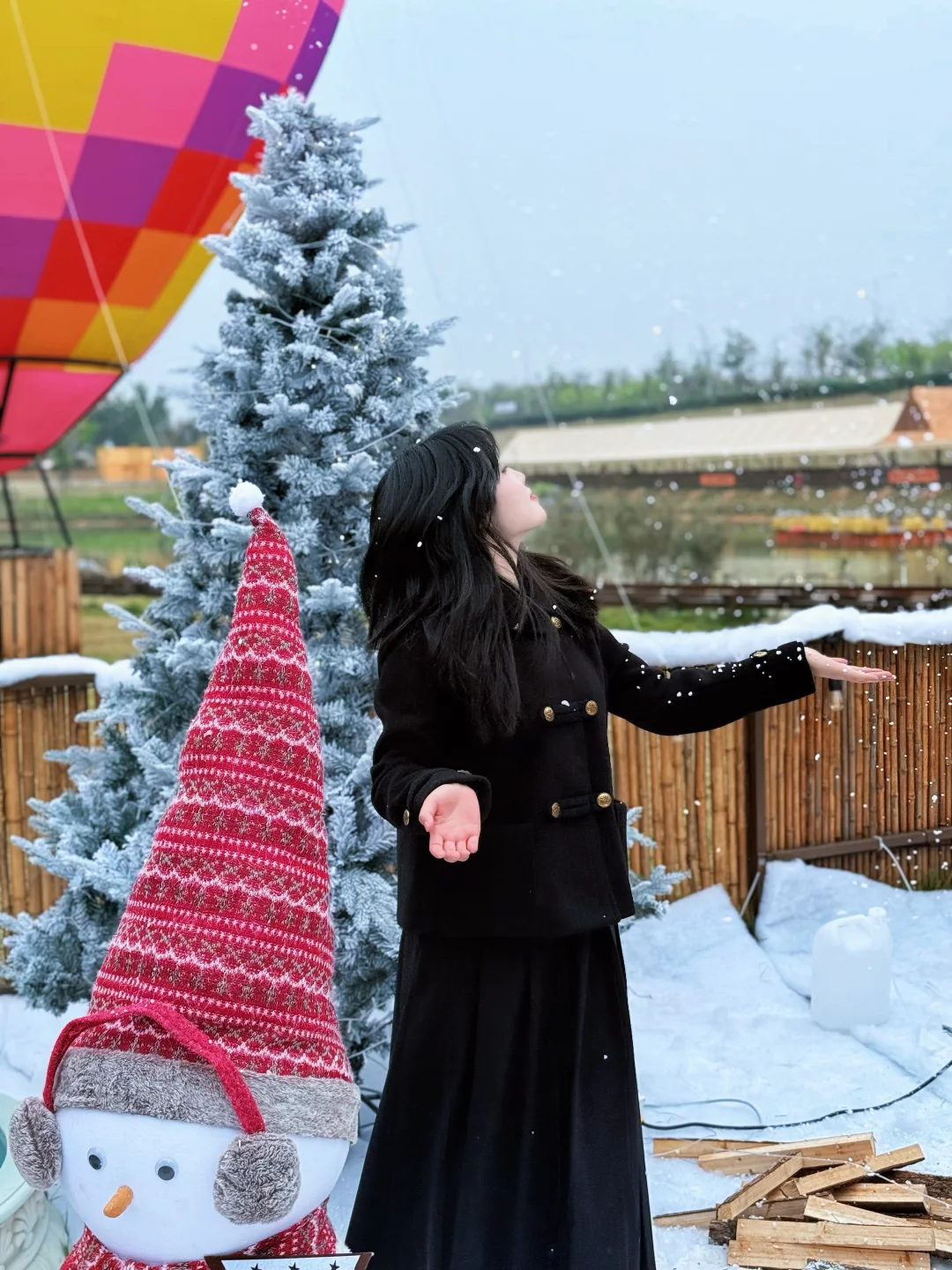 在柳州的一组预制圣诞照片