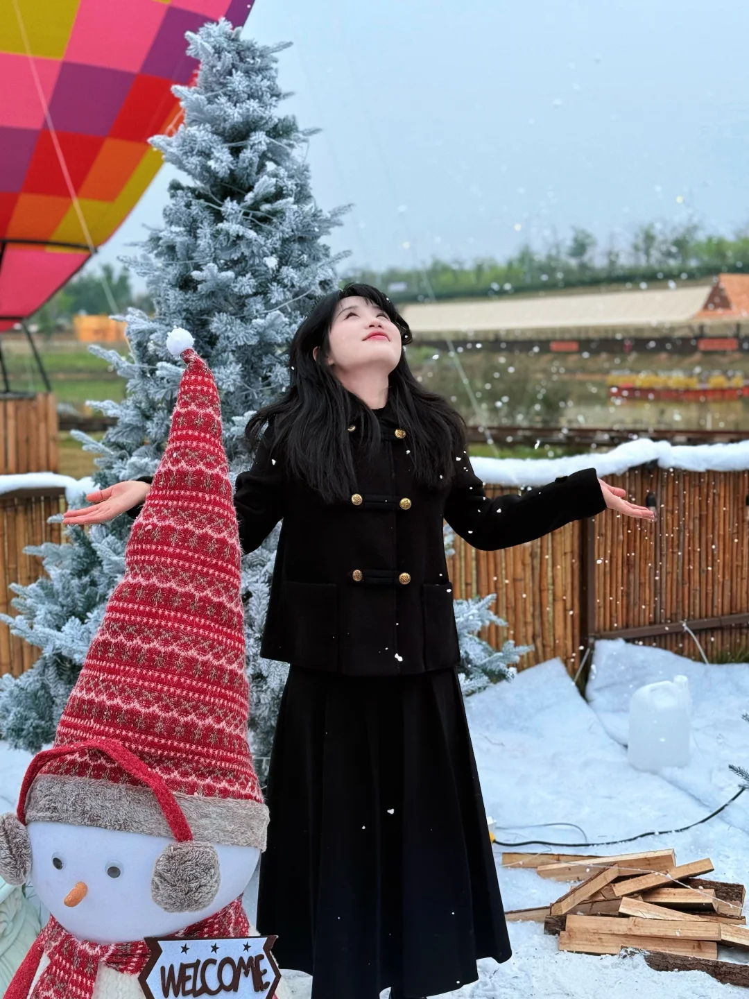 在柳州的一组预制圣诞照片