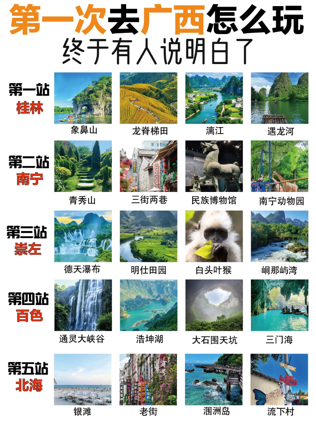 广西全景环线9天攻略｜玩转山水秘境不踩雷