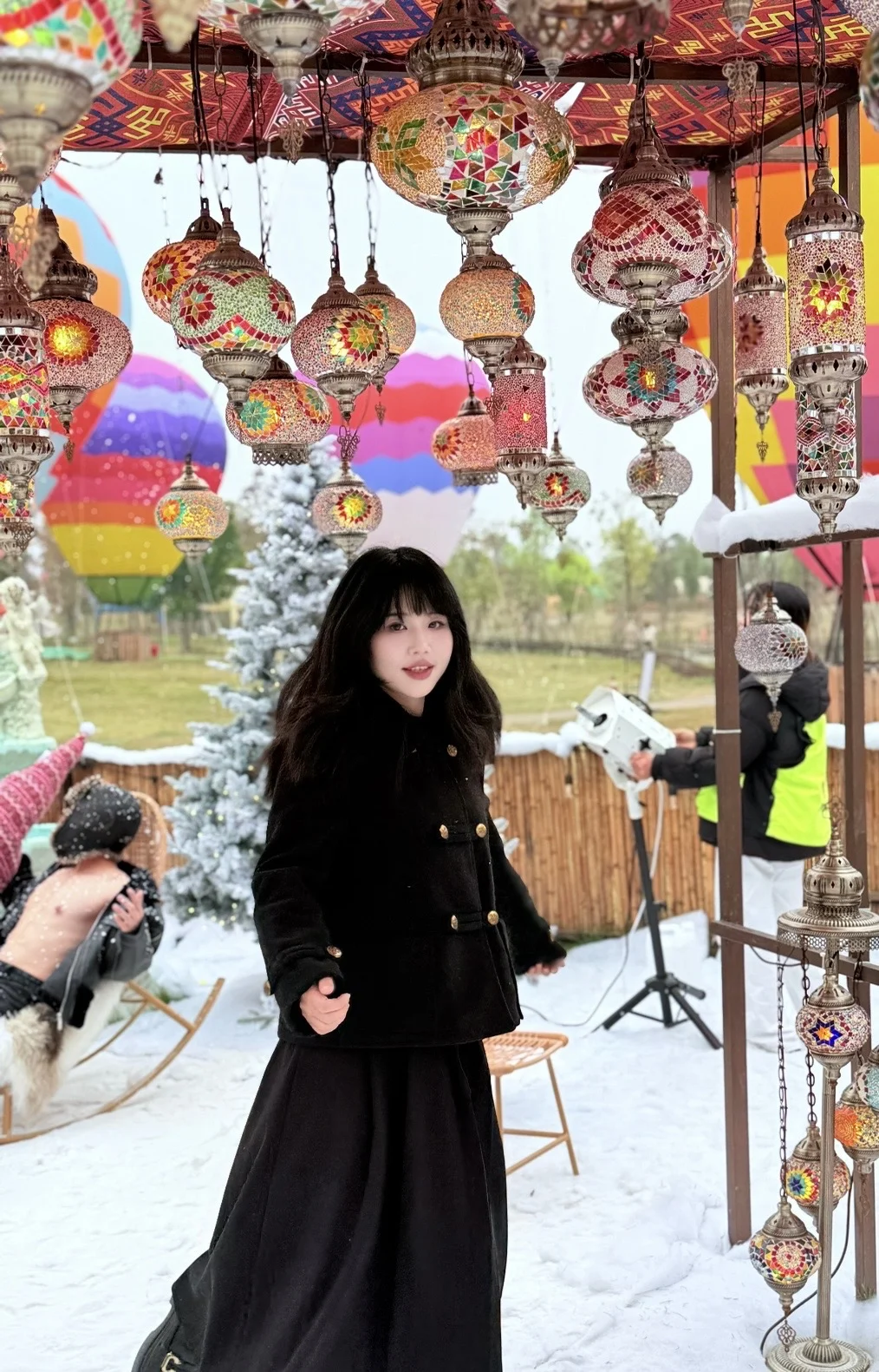 在柳州的一组预制圣诞照片