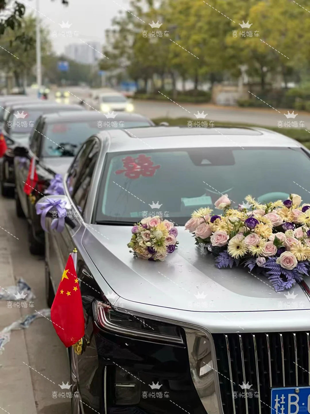 12.22柳州喜悦婚车📍红旗H9➕五部红旗H5接亲