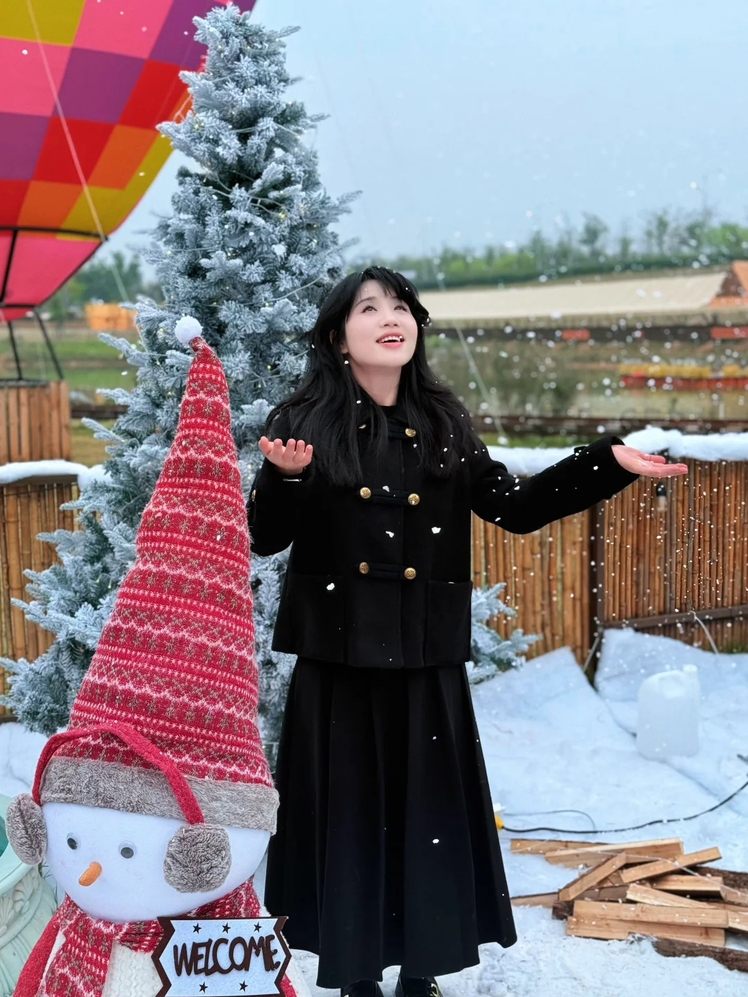 在柳州的一组预制圣诞照片