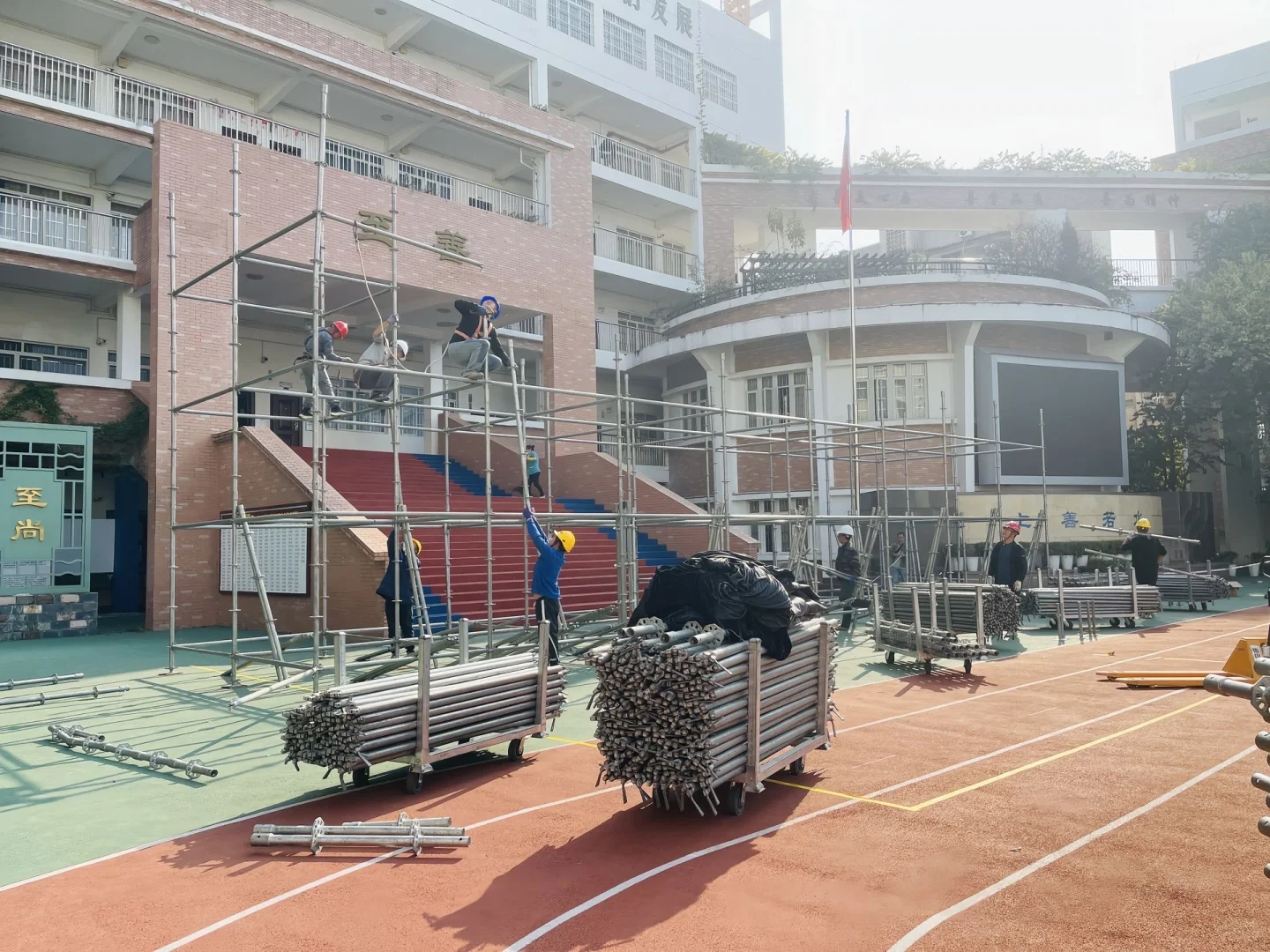 柳州市十五中50周年校庆晚会幕后记录