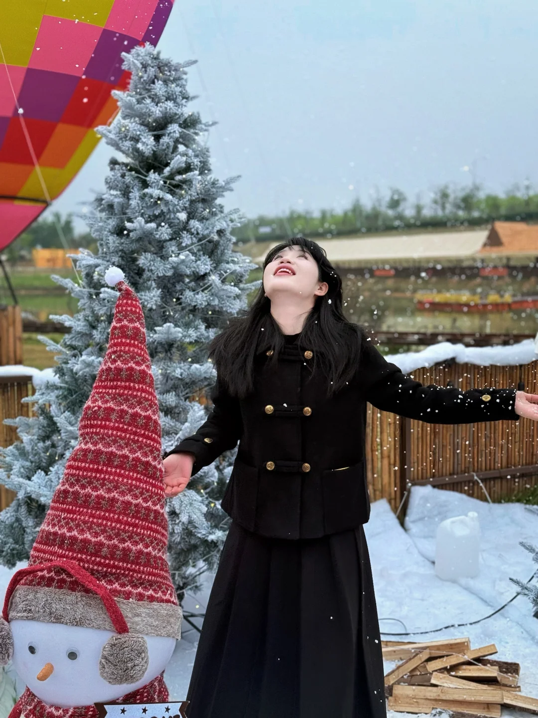 在柳州的一组预制圣诞照片