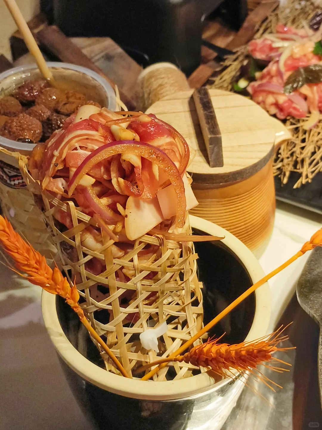 谁懂。。也是在南宁吃上贵州活油烙锅了