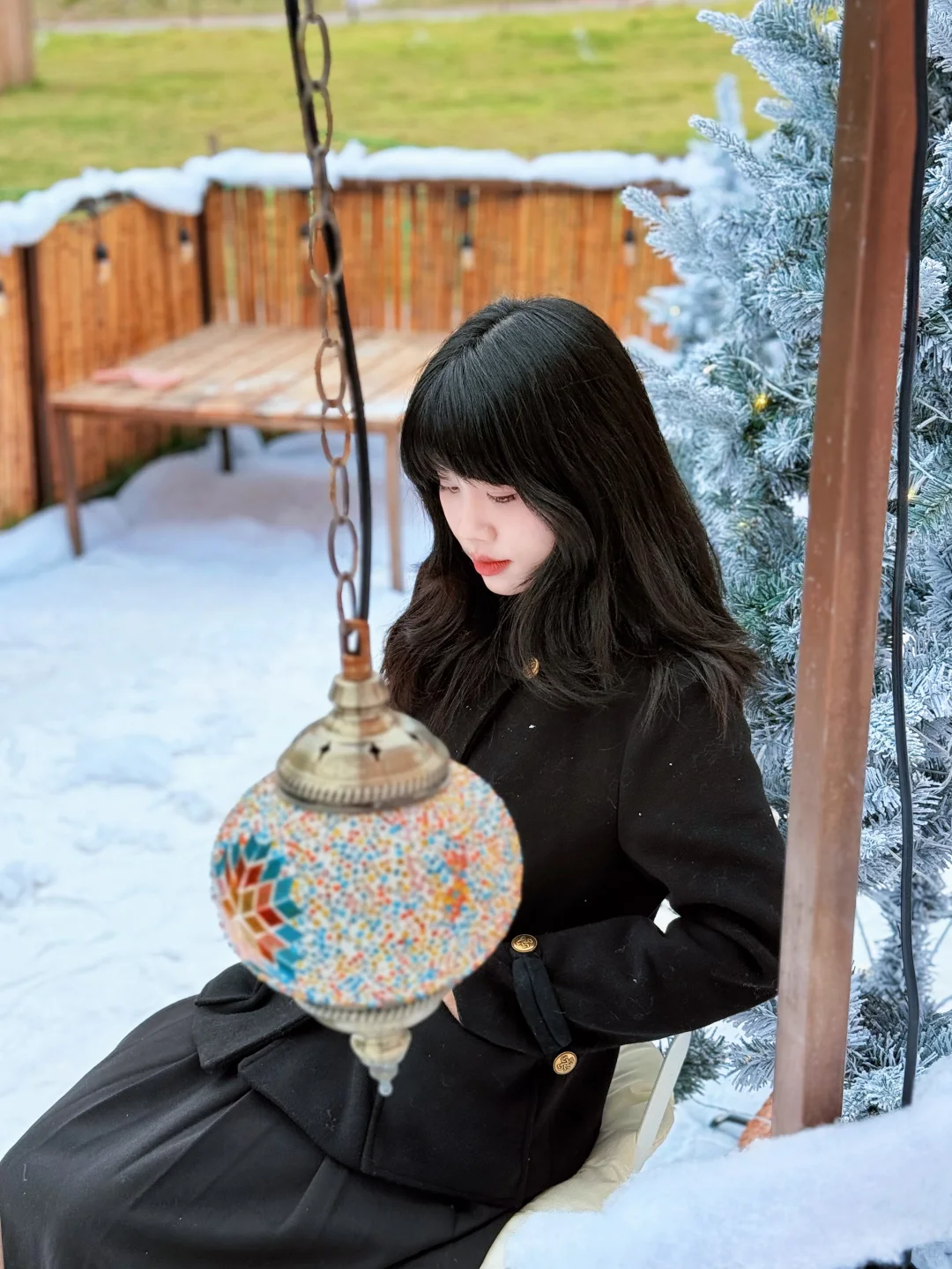 在柳州的一组预制圣诞照片