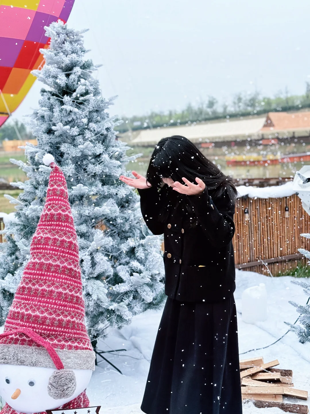 在柳州的一组预制圣诞照片