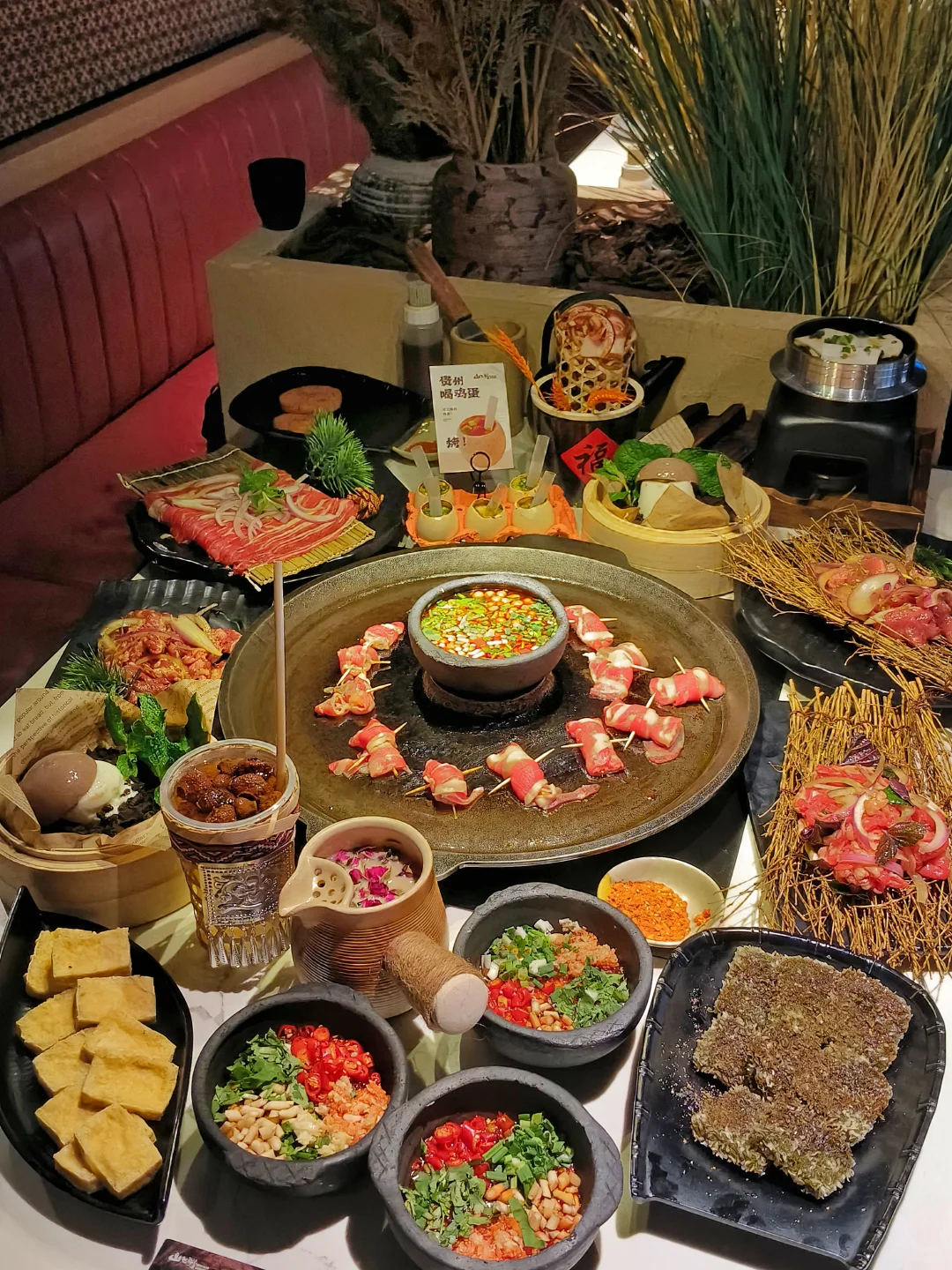 谁懂。。也是在南宁吃上贵州活油烙锅了