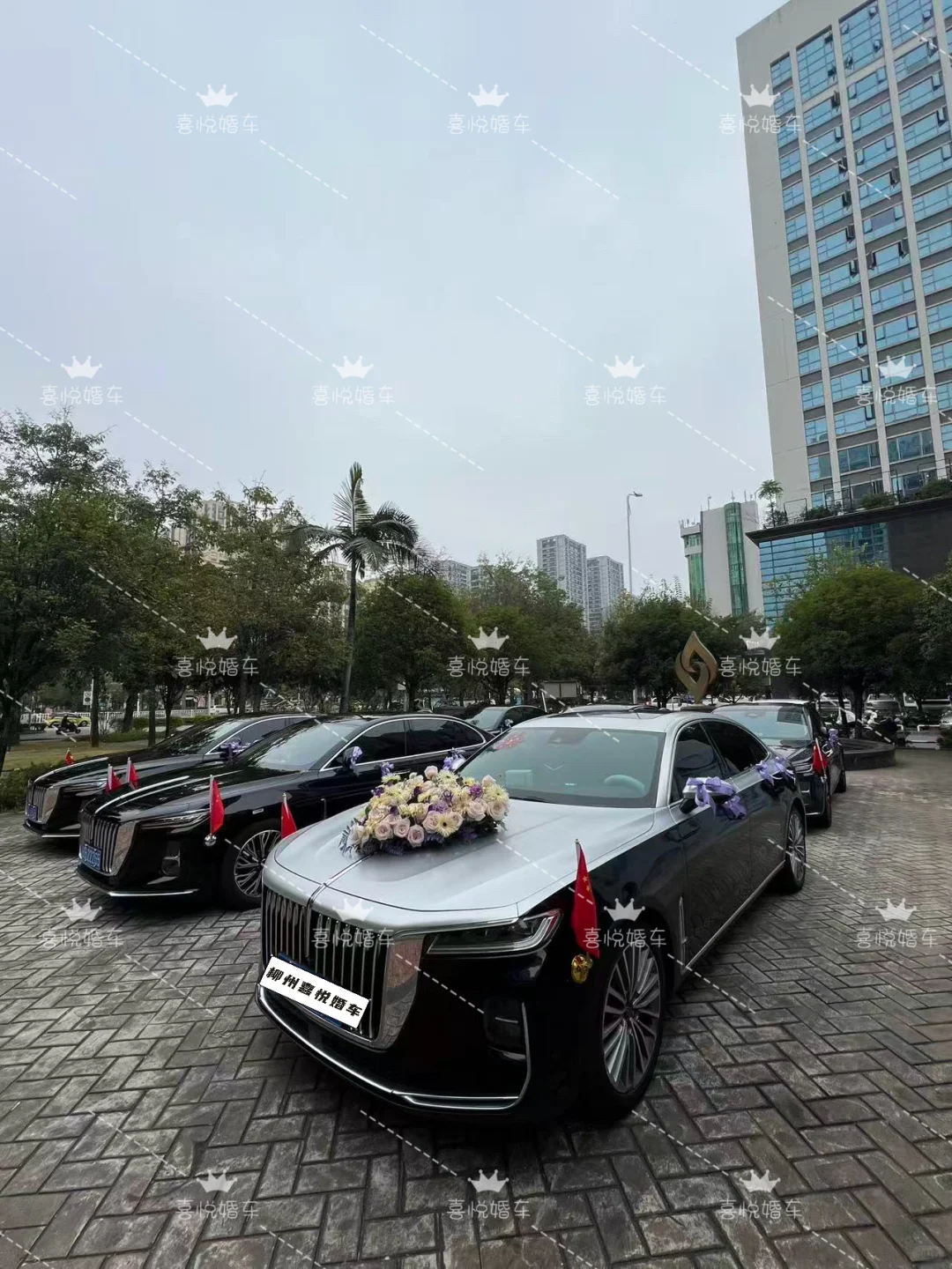 12.22柳州喜悦婚车📍红旗H9➕五部红旗H5接亲