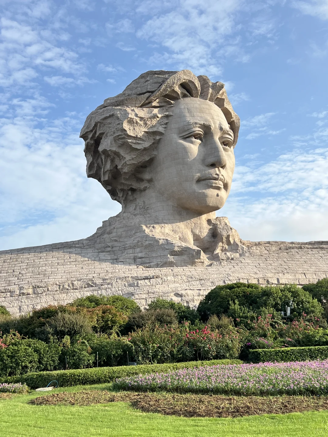 湘江边橘子洲伟人像