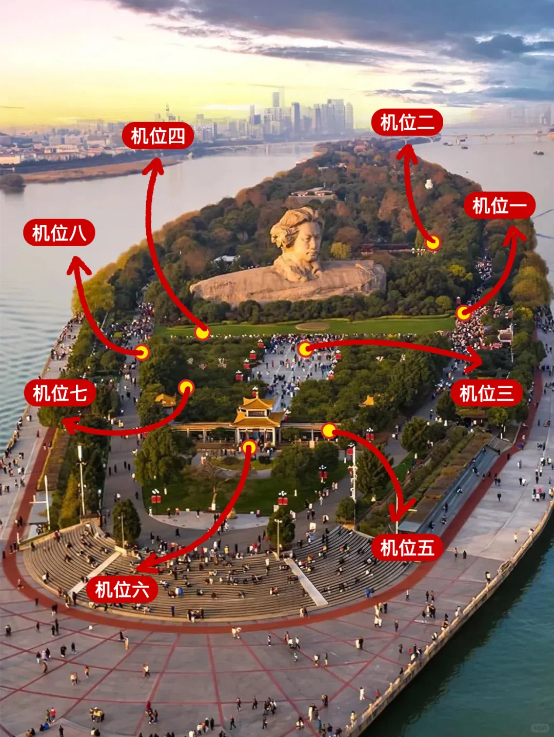 长沙橘子洲隐藏打卡机位‼知道的人巨少…