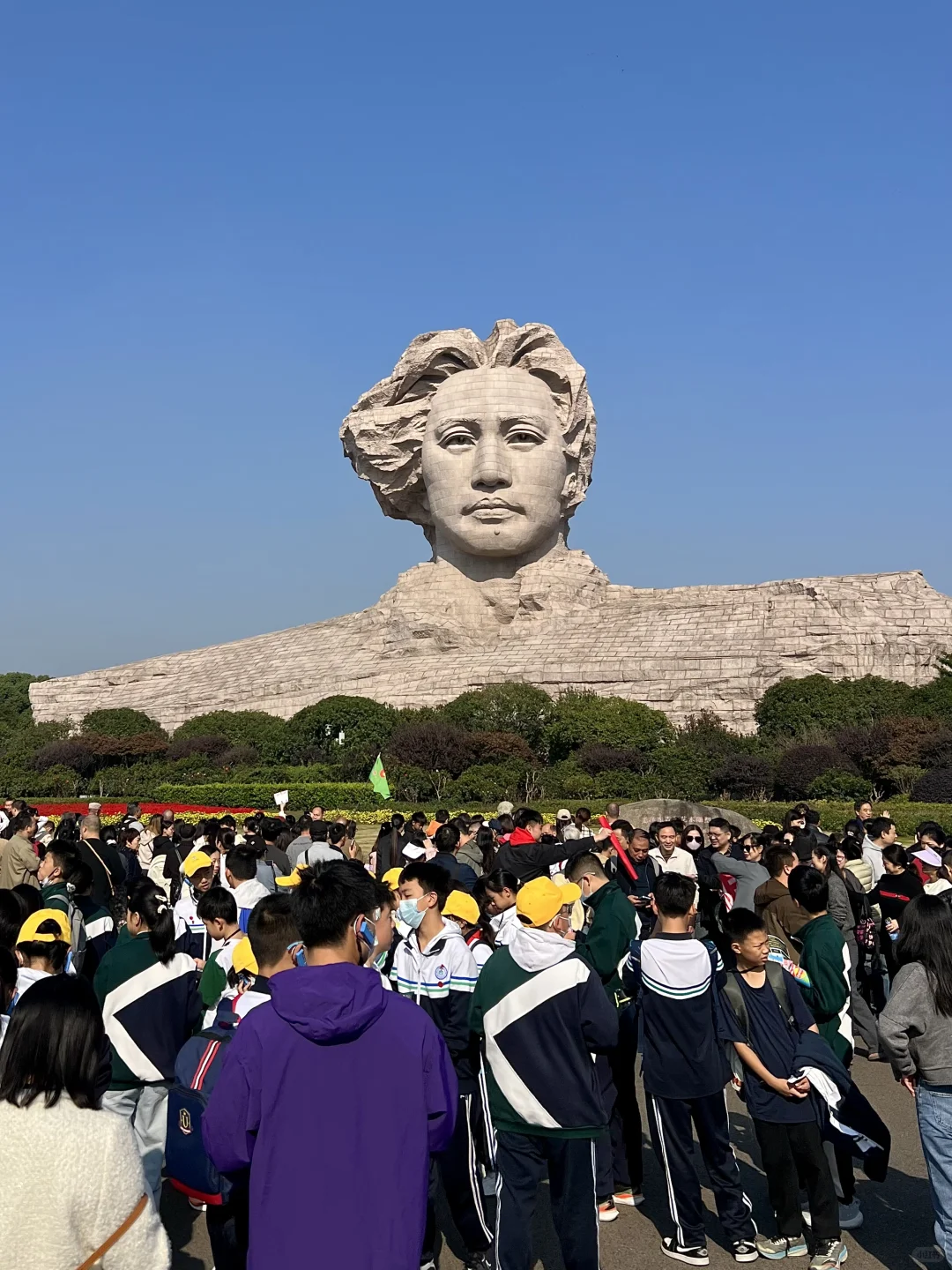 橘子洲头是不是都是浙江秋假的朋友们啊