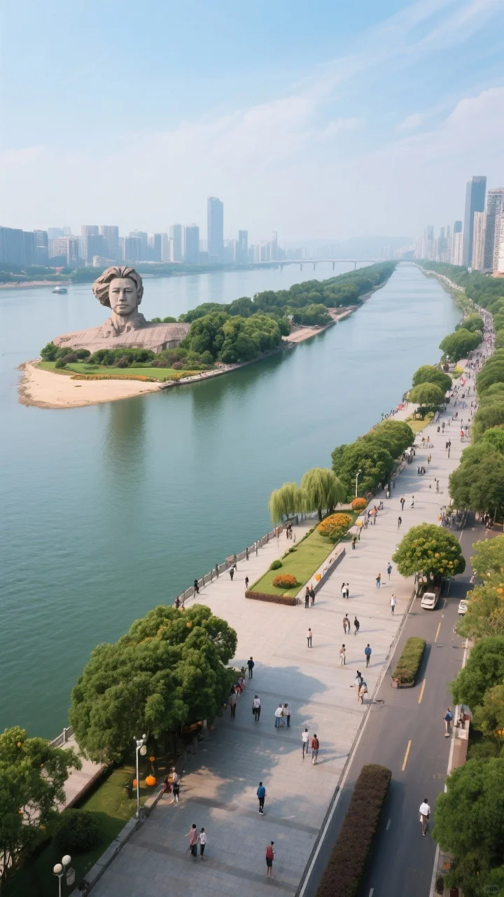 湘讧之畔的诗意长廊