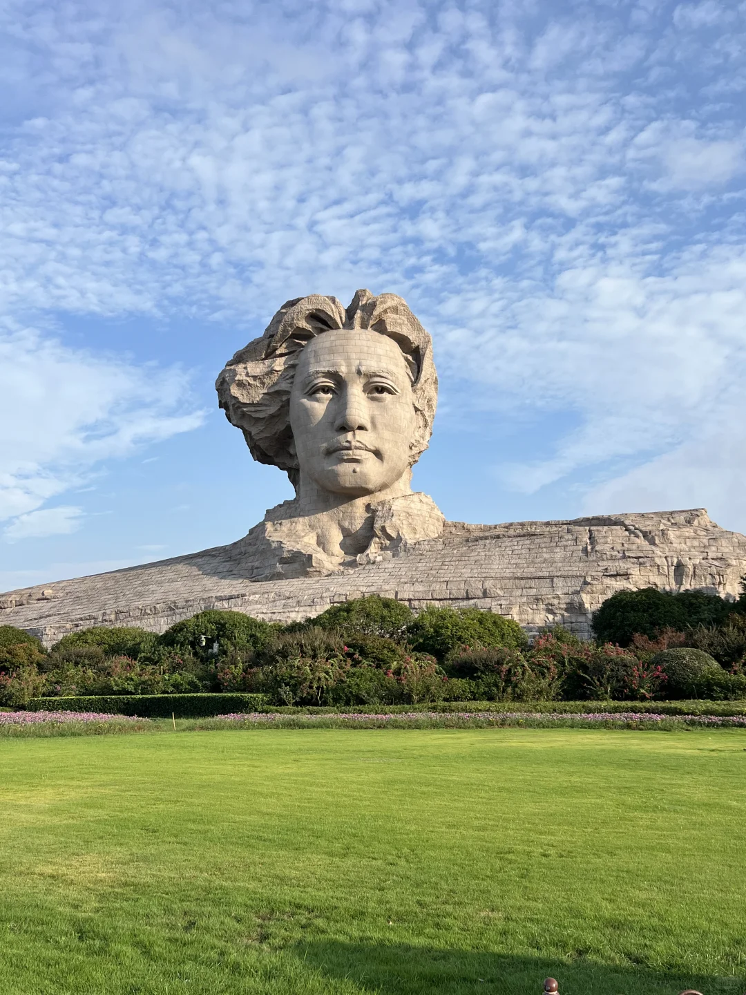 湘江边橘子洲伟人像