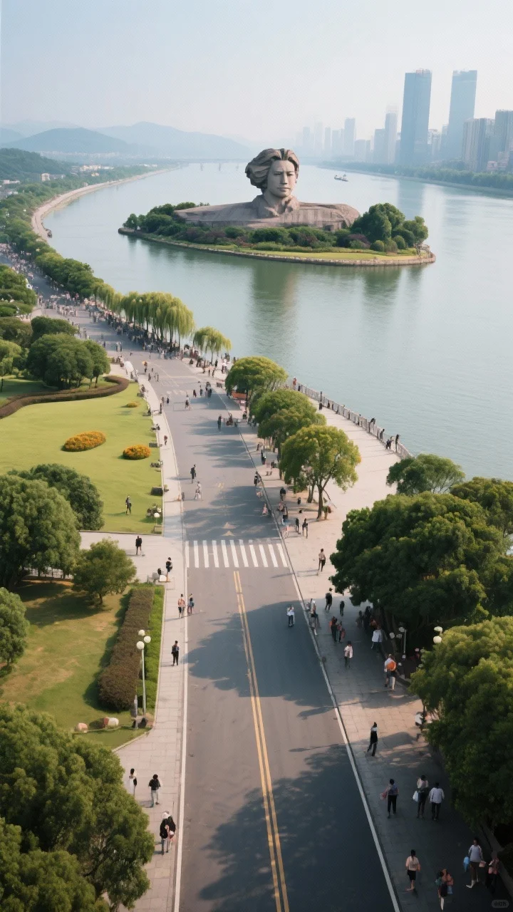 湘讧之畔的诗意长廊