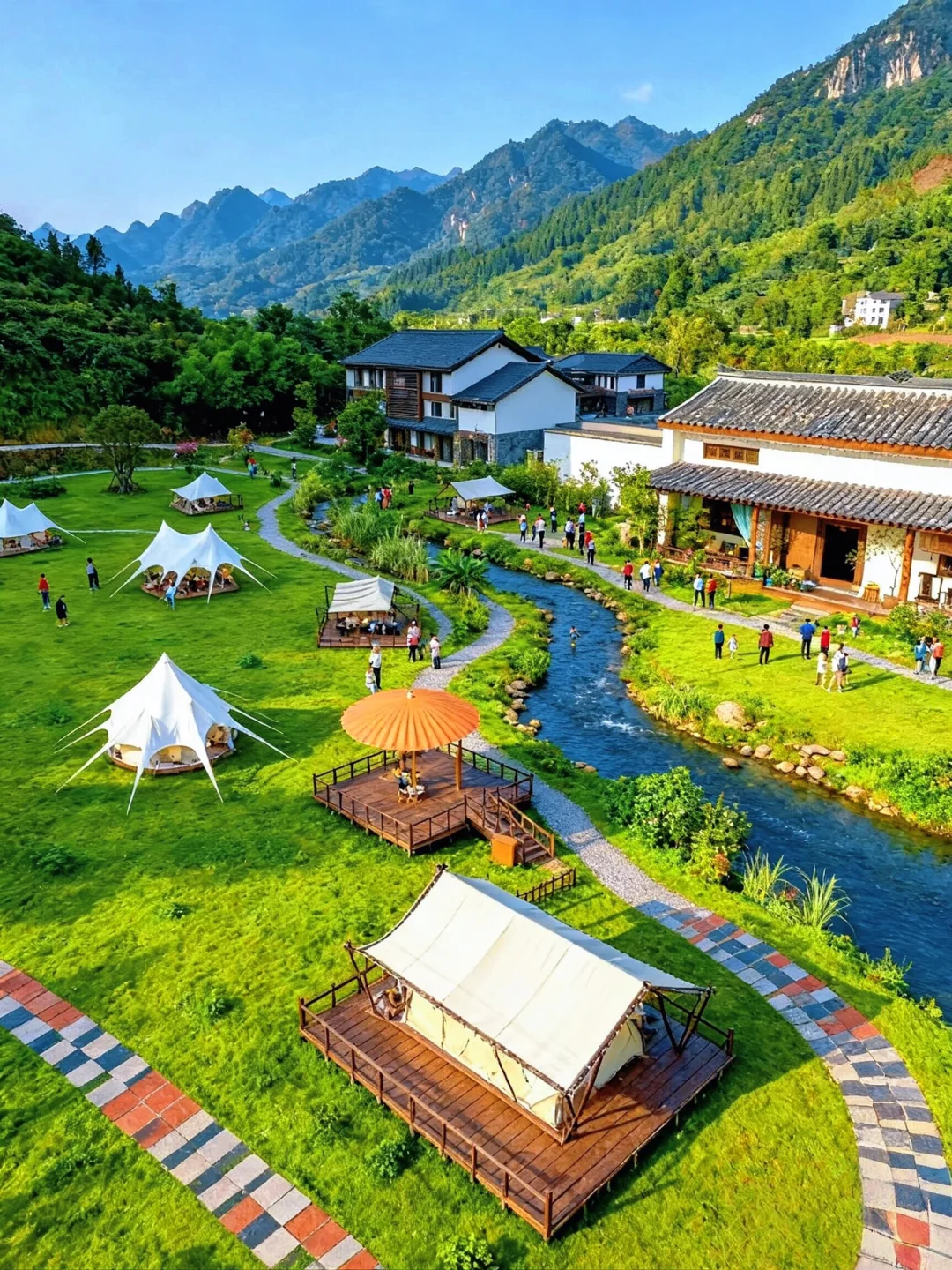 长沙露营农庄🏕️88➕聚会一日游嗨翻天‼️