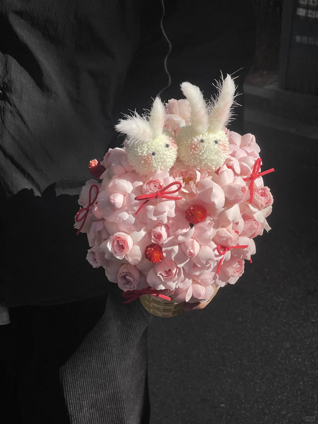 “呐呐 你会不会 摇尾巴～”🍒🐇🍦｜长沙花店