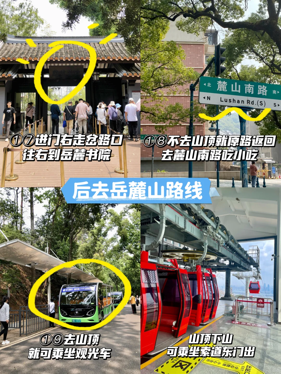 本地人建议‼️橘子洲&岳麓山别走反了（附路线