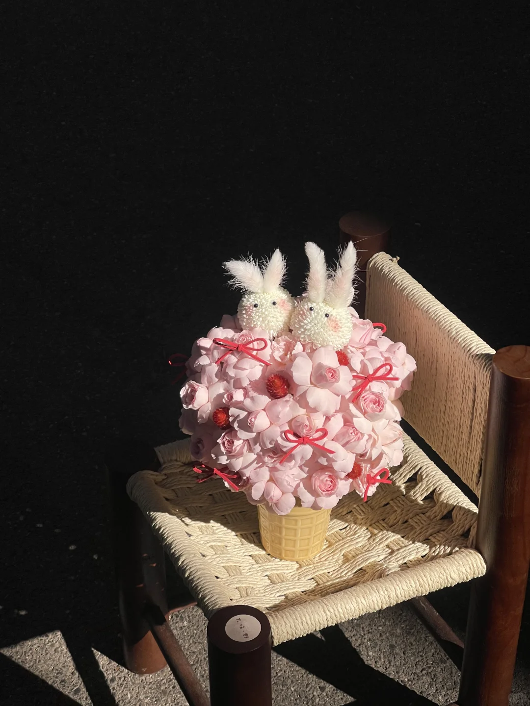 “呐呐 你会不会 摇尾巴～”🍒🐇🍦｜长沙花店