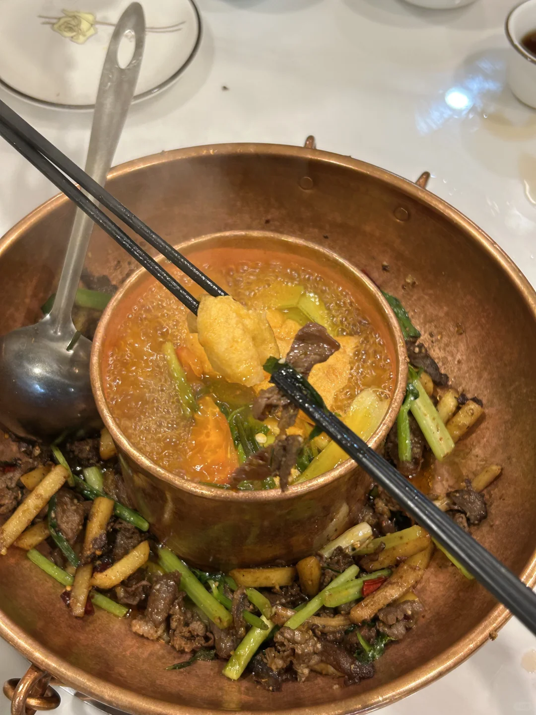 常德新开的！！！贵州铜锅牛肉！！！！