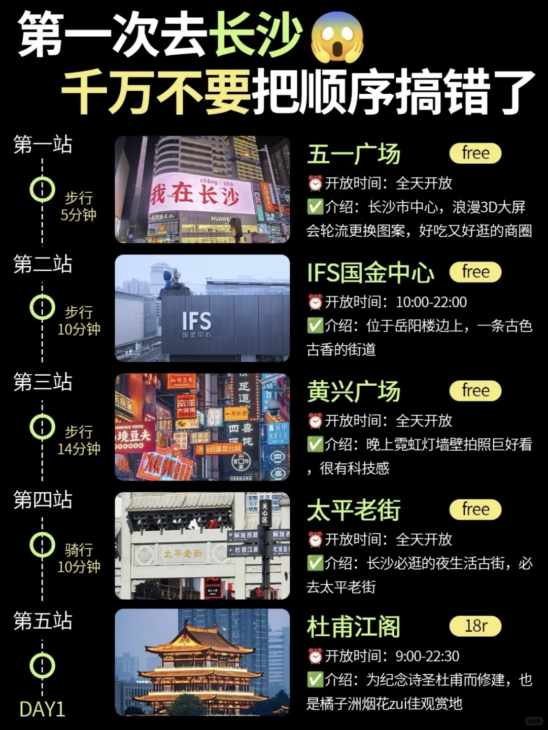 来长沙📍一篇攻略教你如何玩