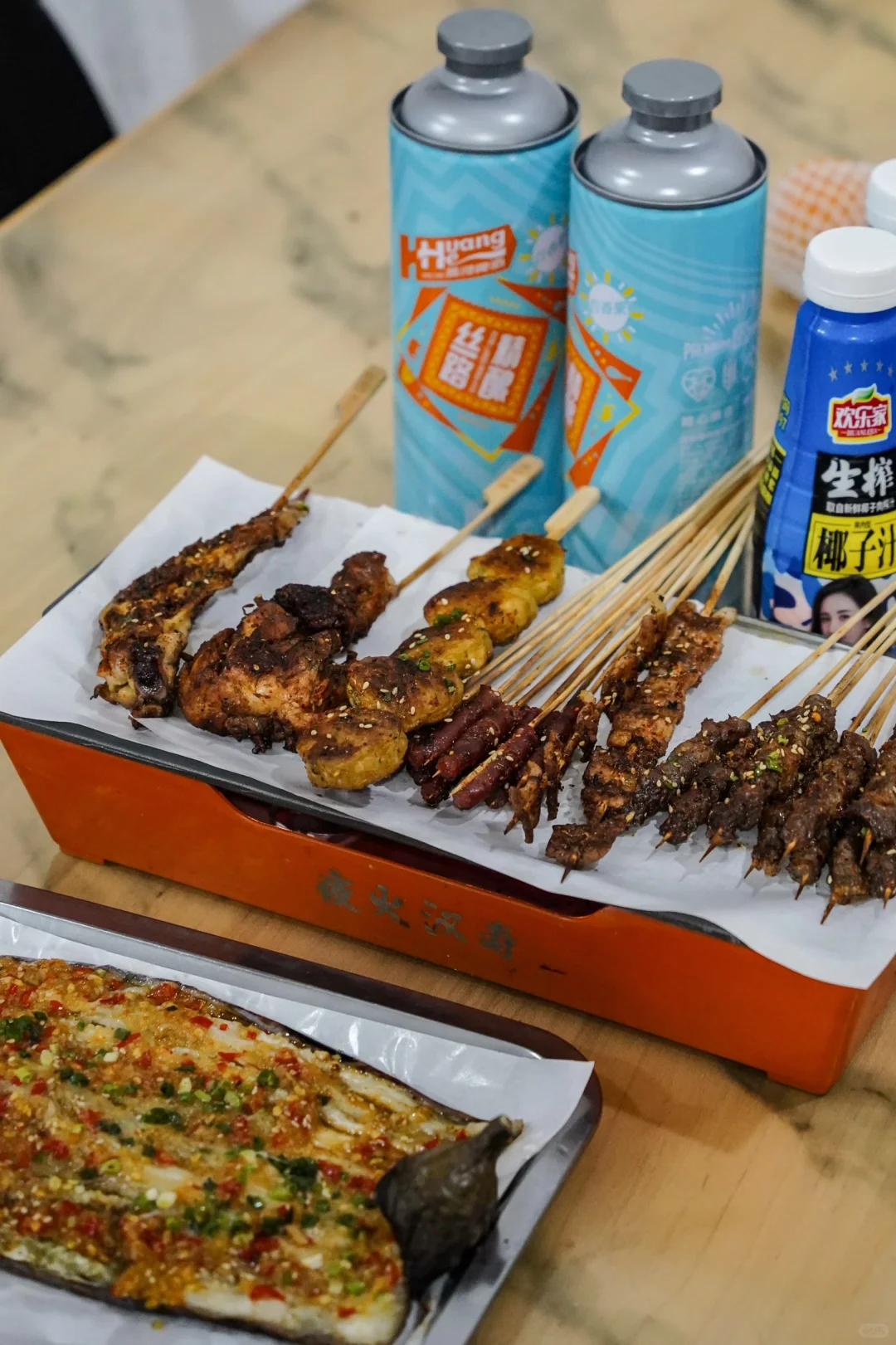 常德｜老向原味烧烤｜咔呲脆的烤鸡腿香晕我