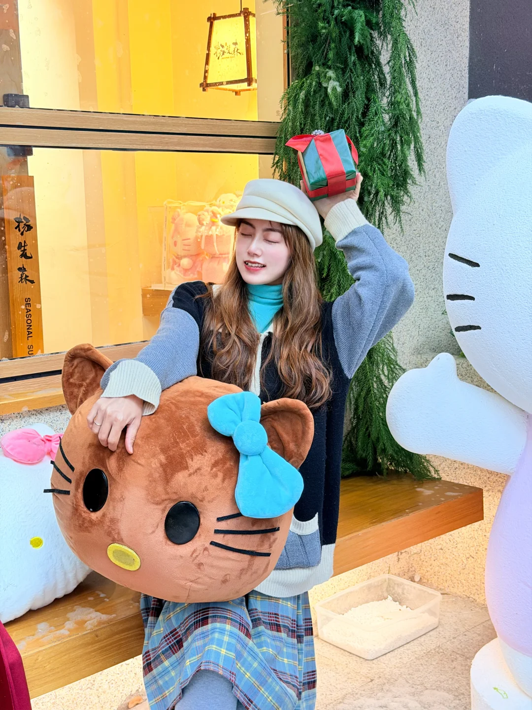 常德初雪❄️首家正版Kitty寿司屋萌化了！💖