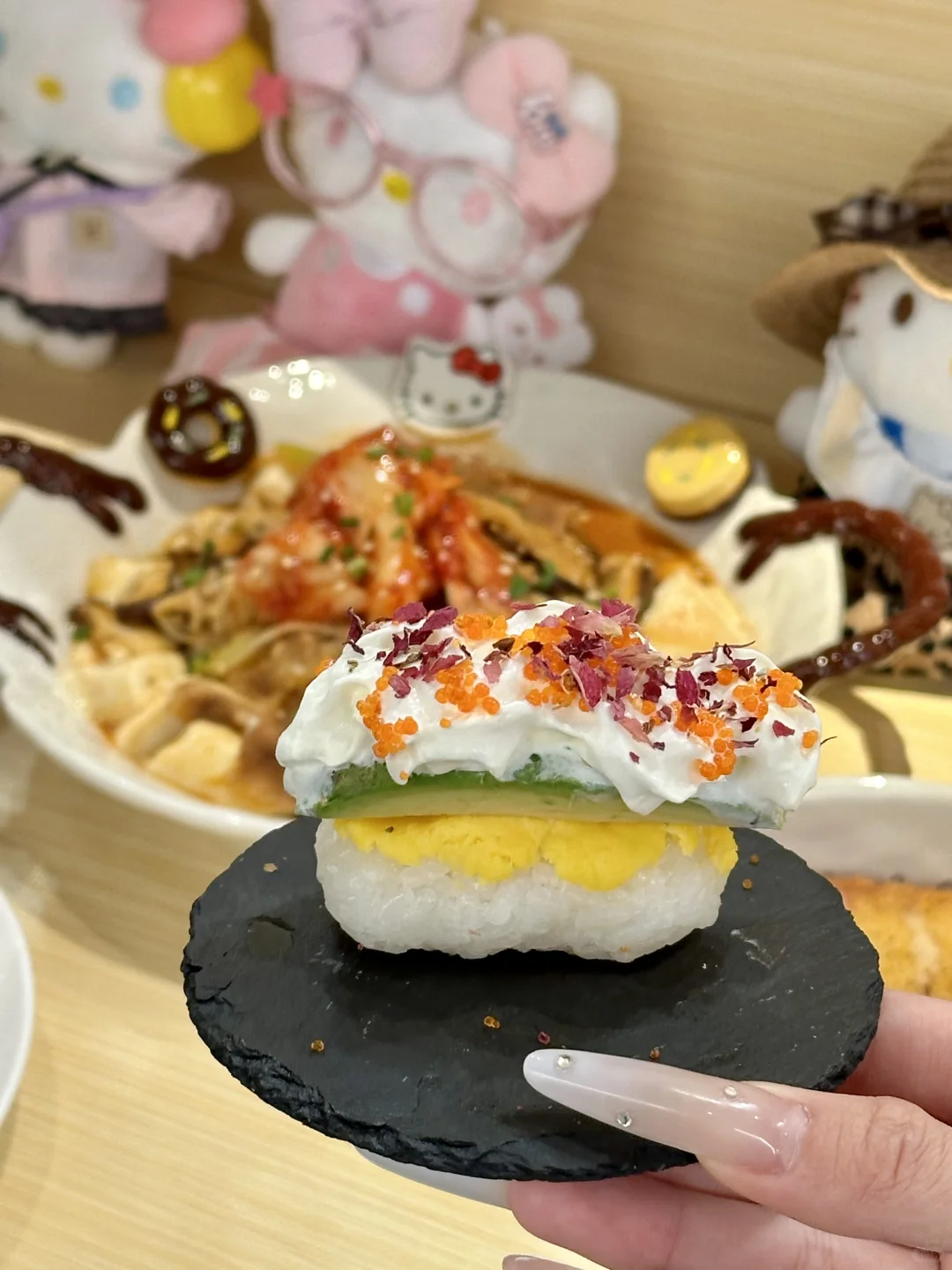 常德初雪❄️首家正版Kitty寿司屋萌化了！💖