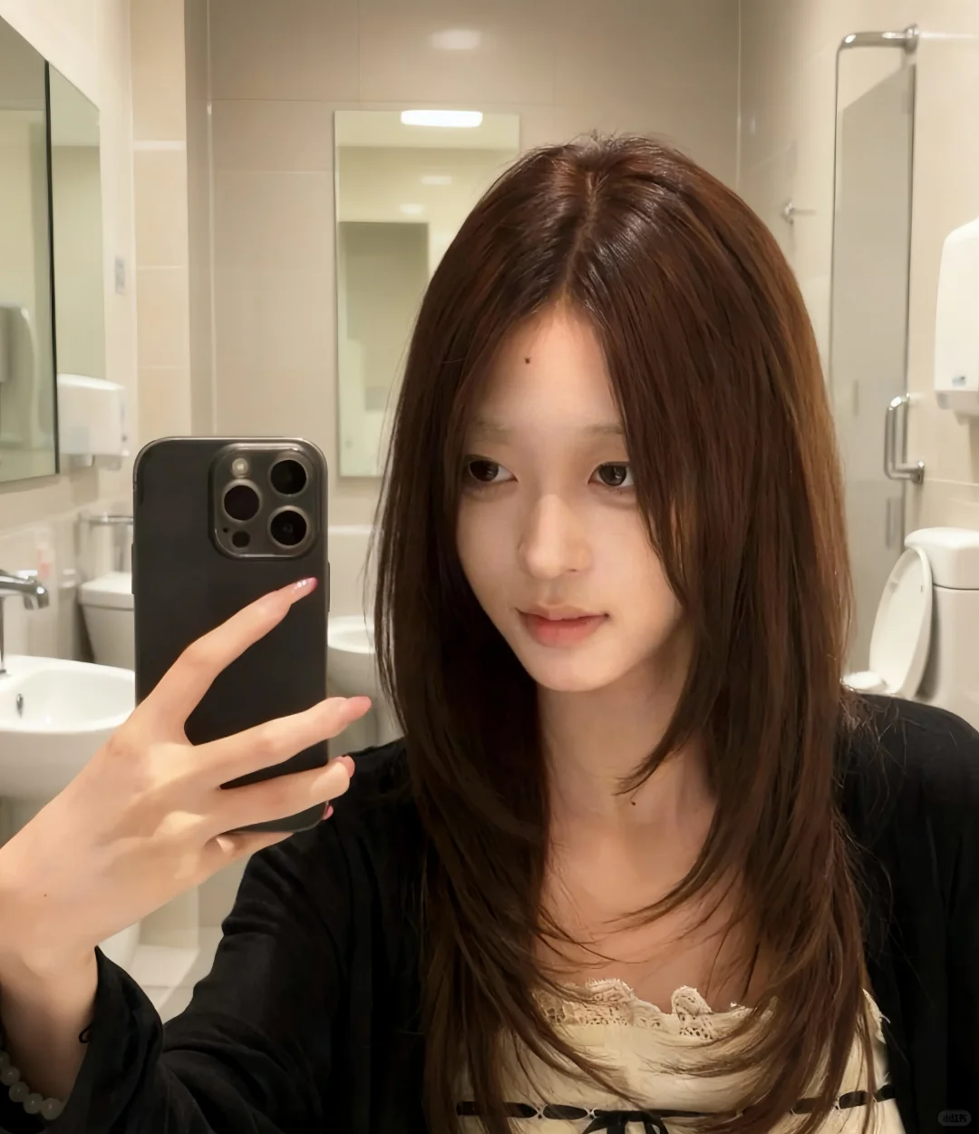 在常德剪到心仪的层次感发型啦🥹