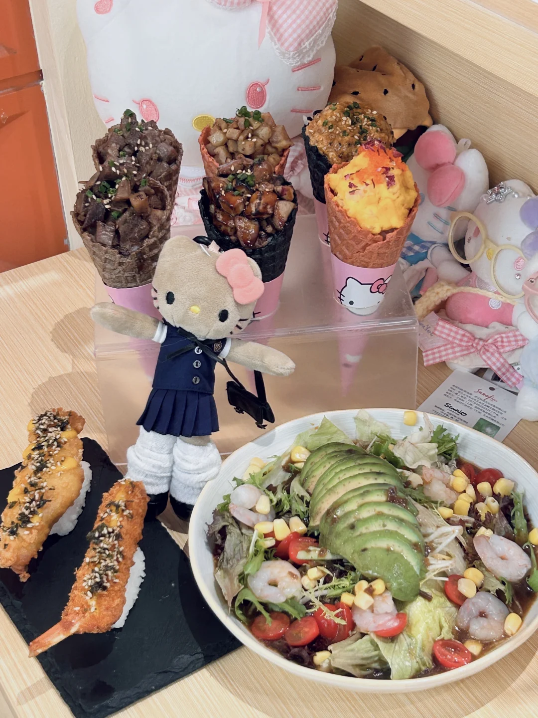 常德初雪❄️首家正版Kitty寿司屋萌化了！💖