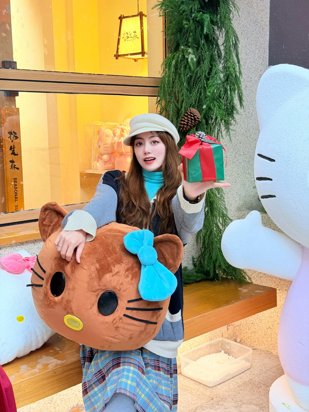 常德初雪❄️首家正版Kitty寿司屋萌化了！💖