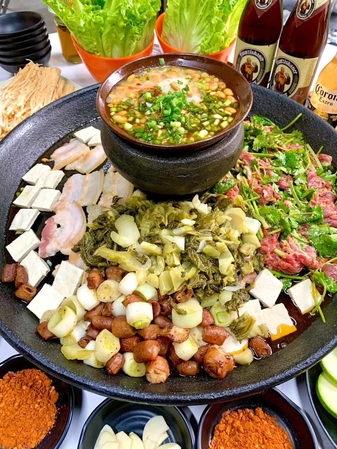 在常德终于吃到好吃的贵州烙锅啦！！