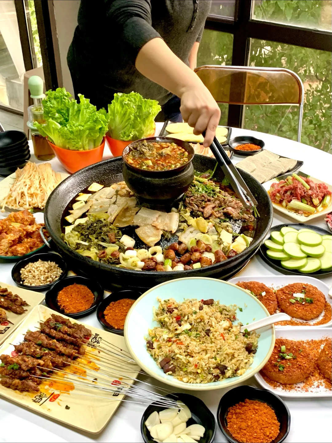 在常德终于吃到好吃的贵州烙锅啦！！